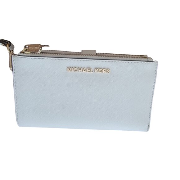 MICHAEL Michael Kors Handbags - MICHAEL Michael Kors Light Blue Wristlet